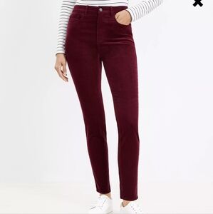 LOFT Highrise Corduroy Pants
